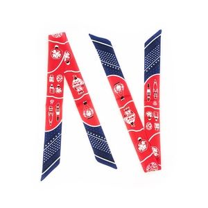 SOLD - 2 Twilly Scarves - Purse Twilly Scarf Pair